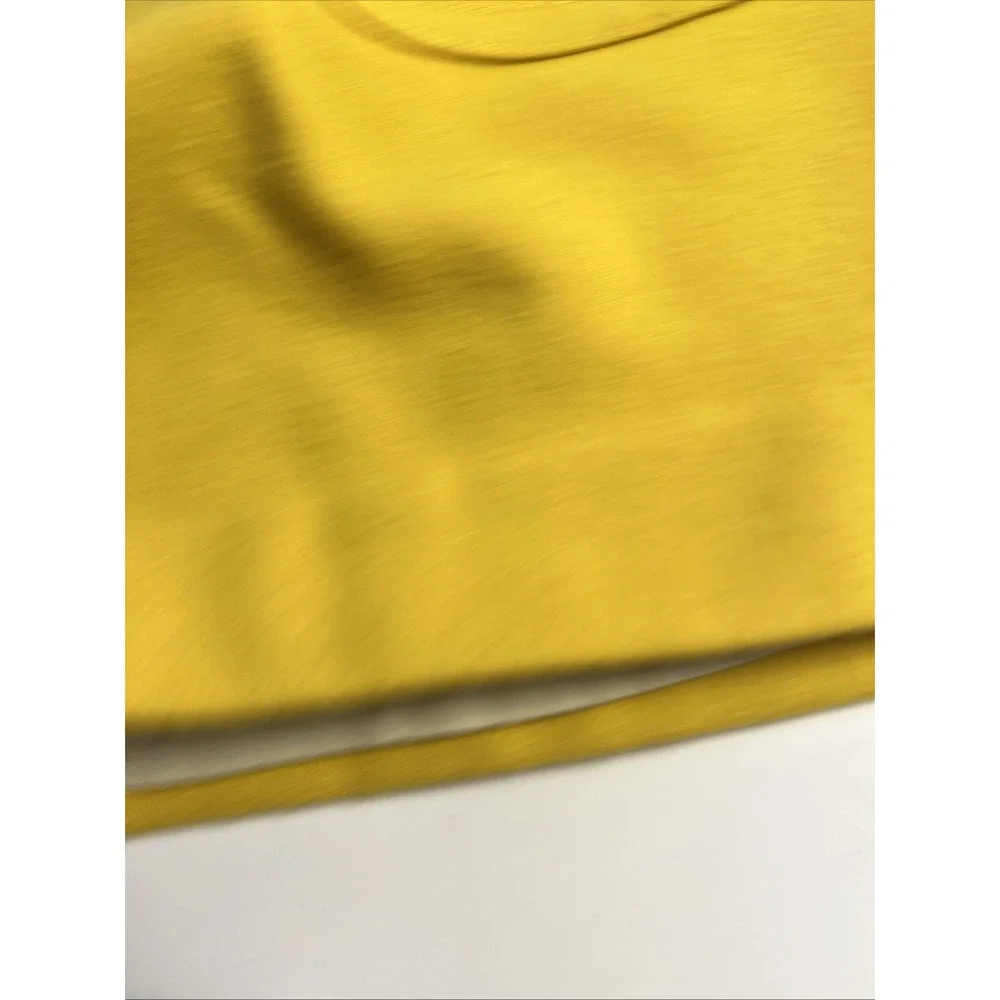 J. Crew Pencil Mini Skirt Wool  Yellow Zipper‎ Pockets, Size 4 Lined